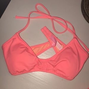 Victoria Secret Coral Pink Bikini Top